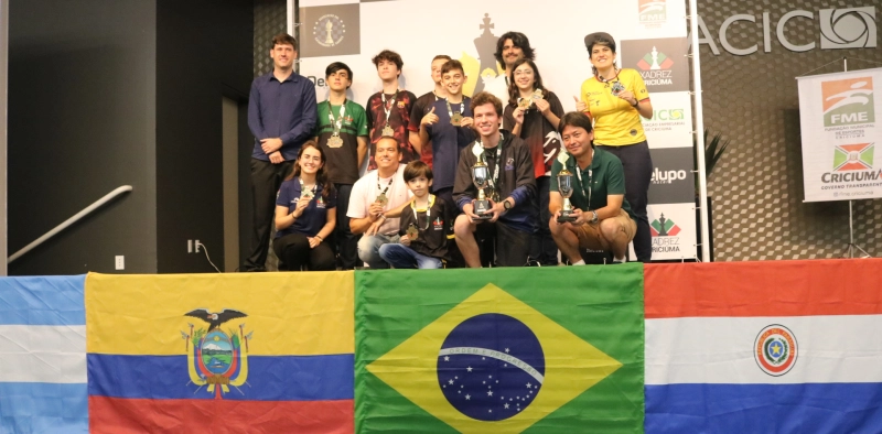 Premia&ccedil;&atilde;o de destaques encerra o Crici&uacute;ma Chess Open