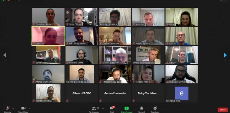 Presidente da Acic participa de reuni&atilde;o da Facisc