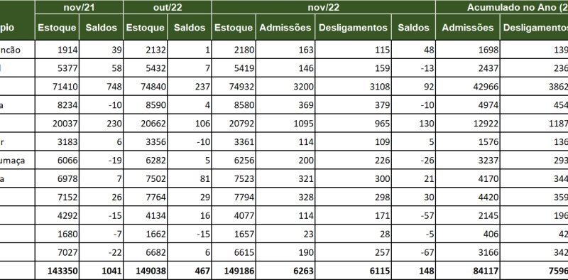 Regi&atilde;o Carbon&iacute;fera acumula mais de 8 mil novos empregos formais no ano