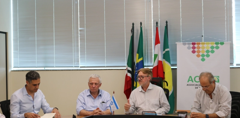 Representantes de empresa israelense conhecem a Acic