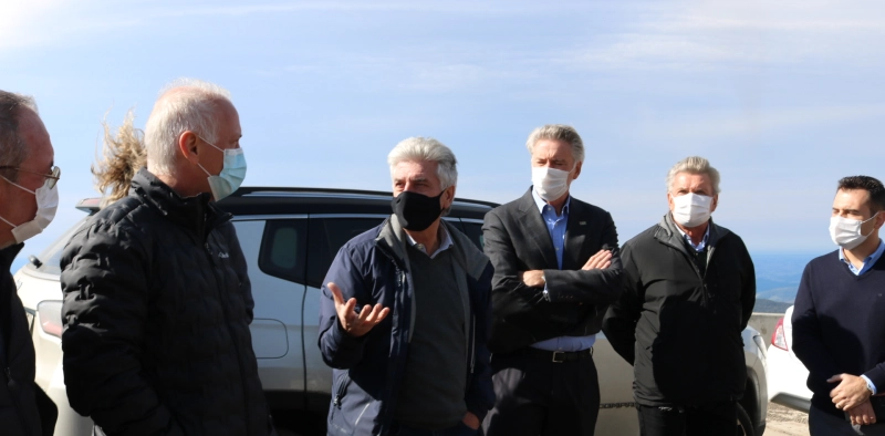 Comitiva do Sul visita obras da Serra da Rocinha