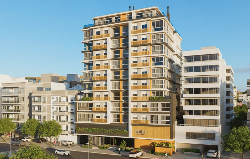 61 apartamentos com 1, 2 ou 3 dormit&oacute;rios