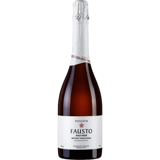 Espumante Fausto de Pizzato Brut Rosé