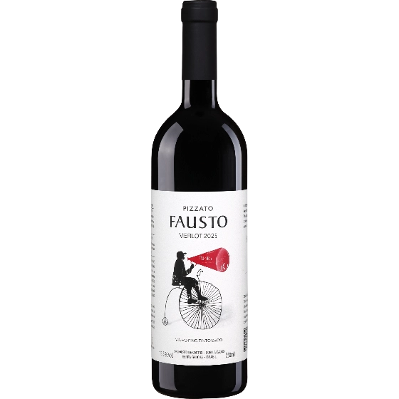 Vinho Fausto de Pizzato Merlot